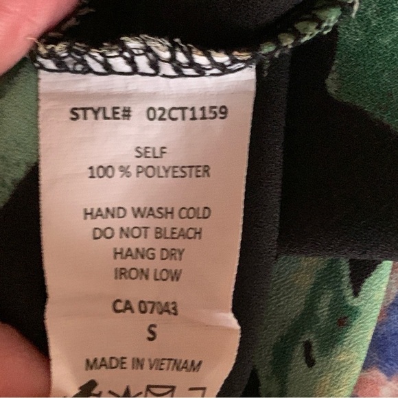 Sienna Sky Floral High Neck Sleeveless Blouse - Picture 6 of 6